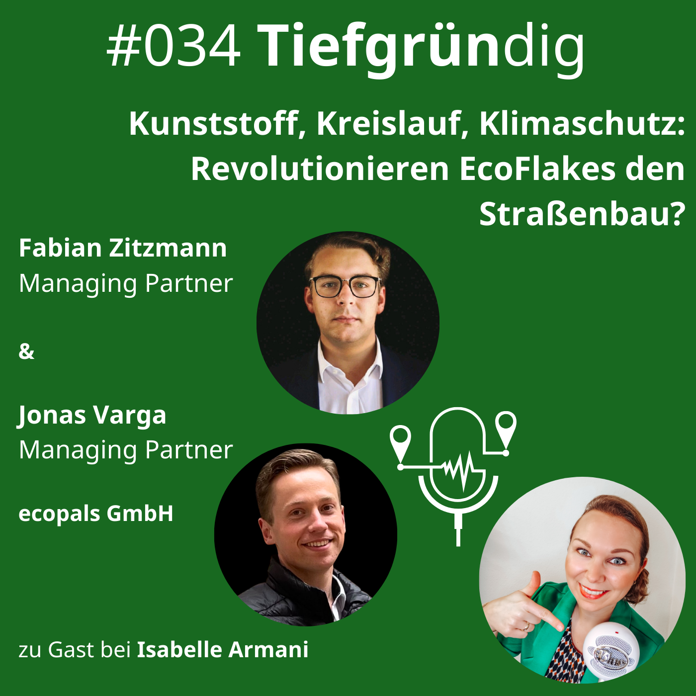 Kunststoff, Kreislauf, Klimaschutz: Revolutionieren EcoFlakes den Straßenbau?